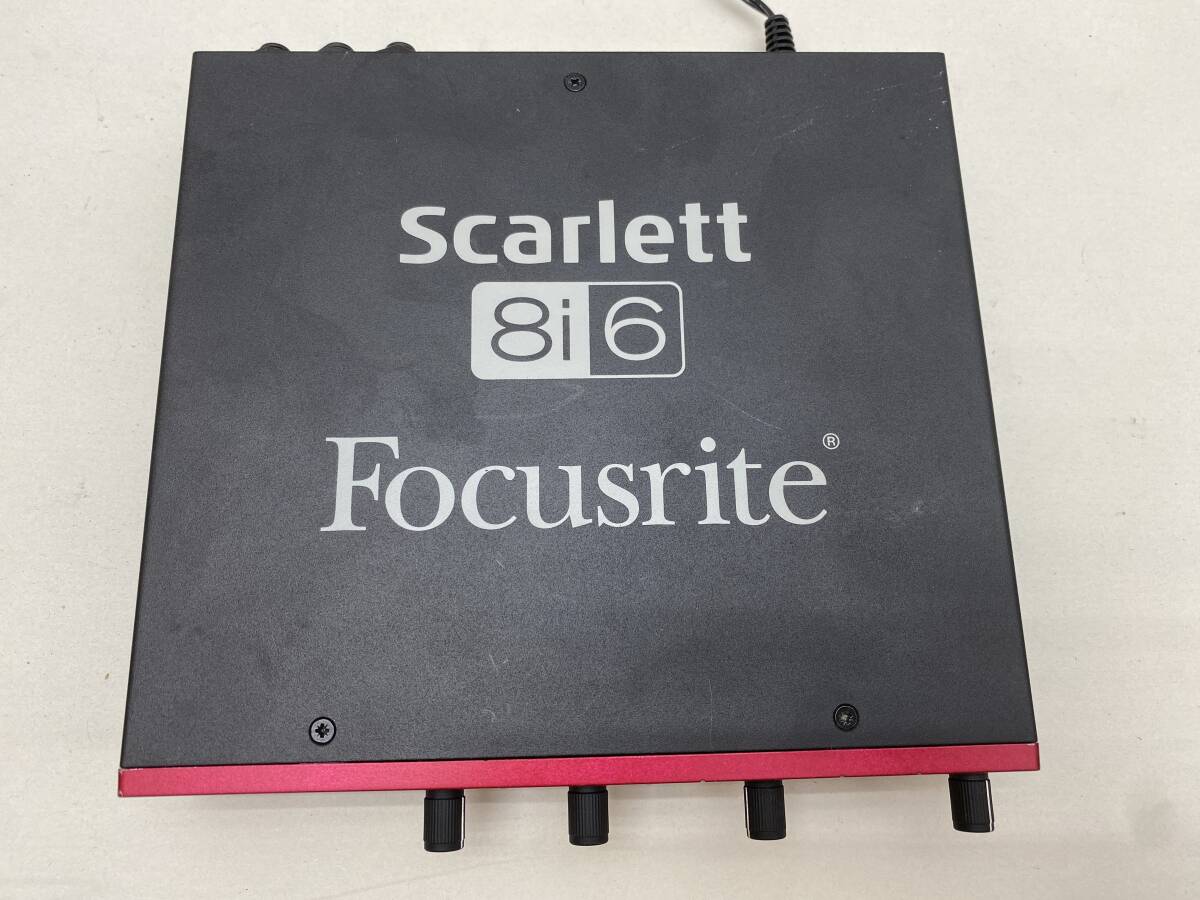 Focusrite Focus light Scarlett 8i6 audio interface * electrification junk 