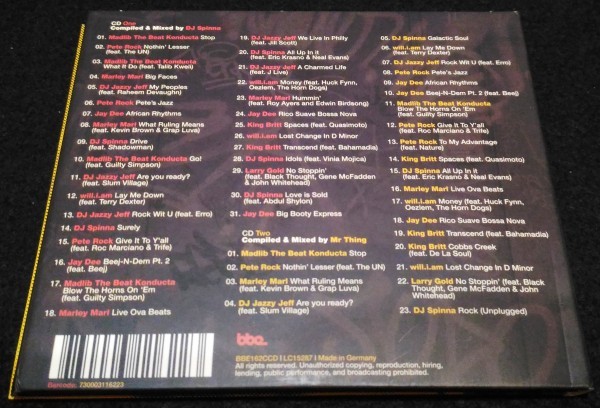DJ SPINNA/Beat Generation 10th Anniversary Collection★J DILLA PETE ROCK Jazzy Jeff Marley Marl  BBE 2枚組CDの画像3