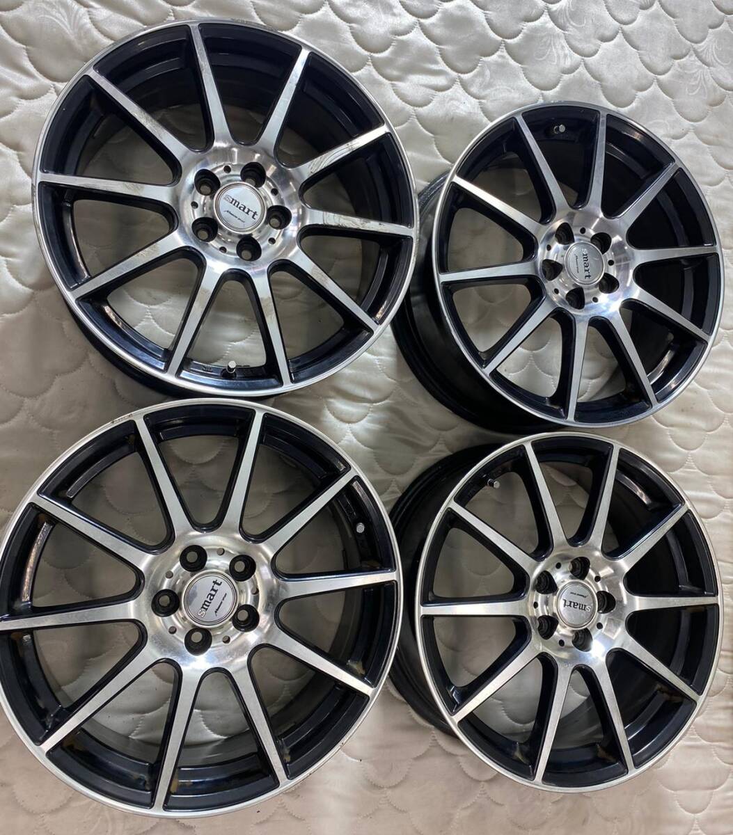 [N-325] マナレイスポーツ MANARAY SPORT ホイール 17X7J ５穴 中古★_画像1