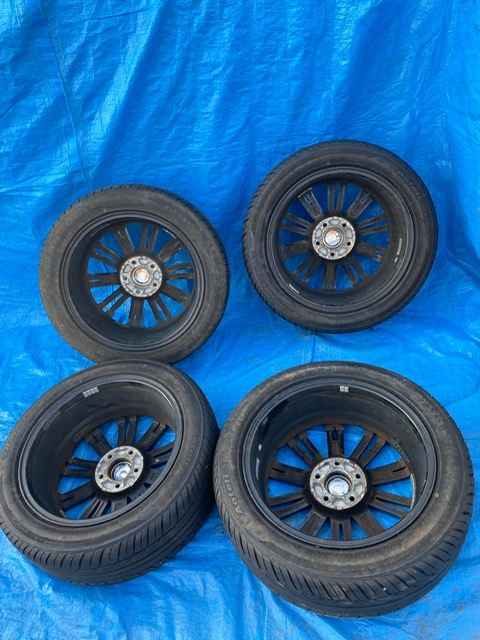 [N-229] WEDS TEAD ホイール 17×7J 5穴 タイヤSET 中古★_画像2