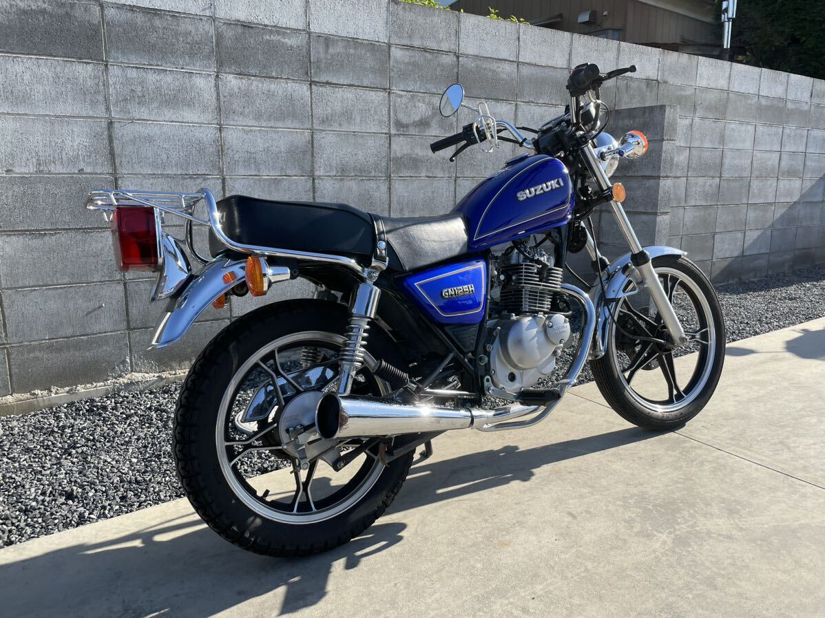 配送のみ! 売り切りセール GN125H　GN125 書類付 実動 美車 スズキ 検)CB GB CBX VT SRX SRV バリオス CBR エストレヤ ST TR_画像5