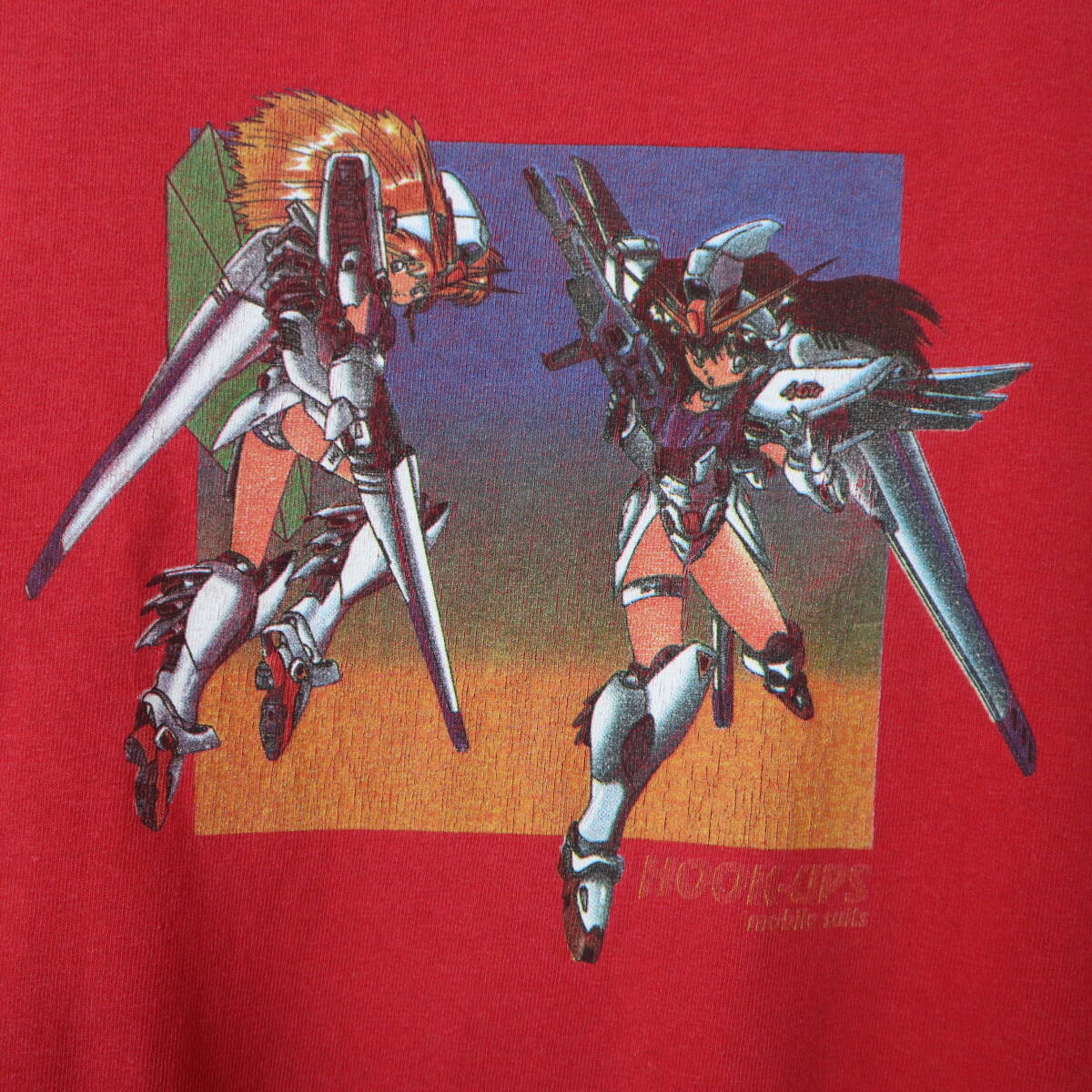 90s HOOK-UPS Mobile Suits Tシャツ vintage ビンテージ ジェルミクライン AKIRA 攻殻機動隊 Ghost in the Shell アニメ ムービーT _画像4