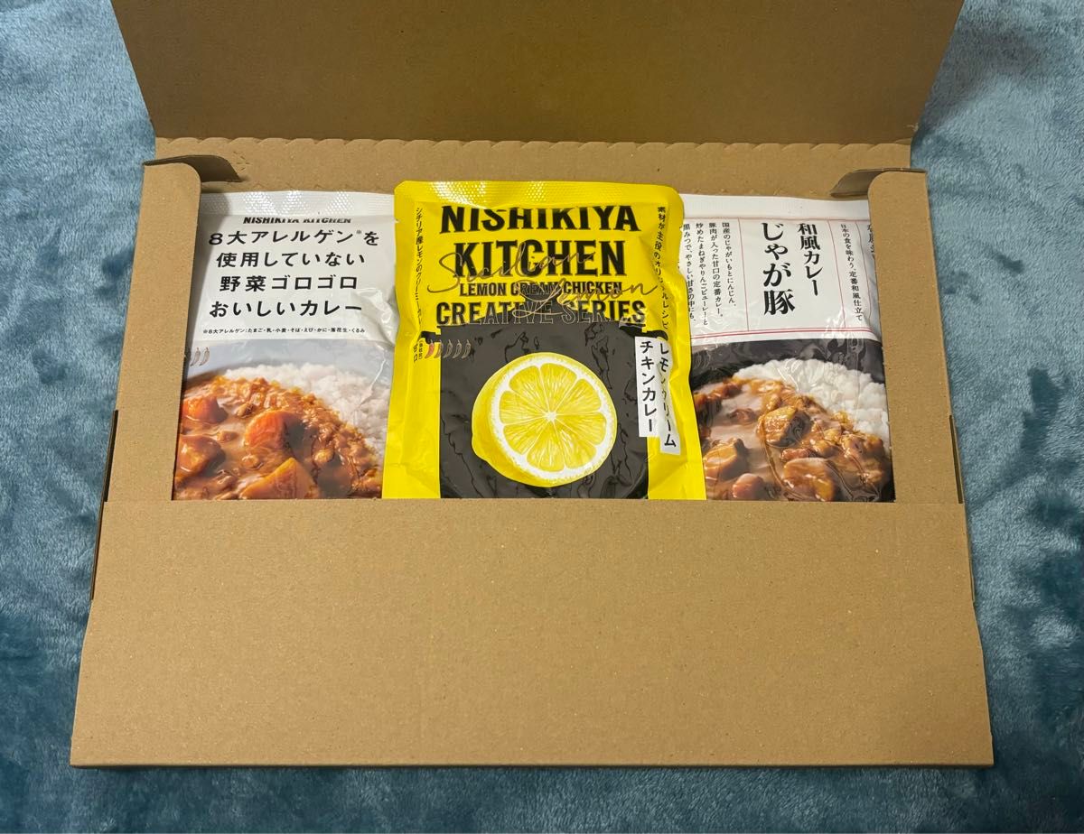 ③ ニシキヤキッチン　NISHIKIYA KITCHEN  レトルトカレー　6袋(３種2袋ずつ)  