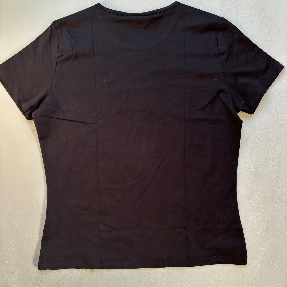 JIM THOMPSON ジムトンプソン　スワロフスキークリスタルロゴ 半袖 Tシャツ　 ブラック 黒　タグ付き未使用