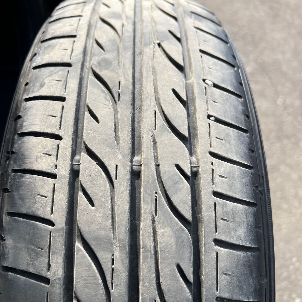 ダンロップ DUNLOP 夏タイヤ4本セット 中古　175/65r15 18年製　EC202 日本製　転がし用_画像8