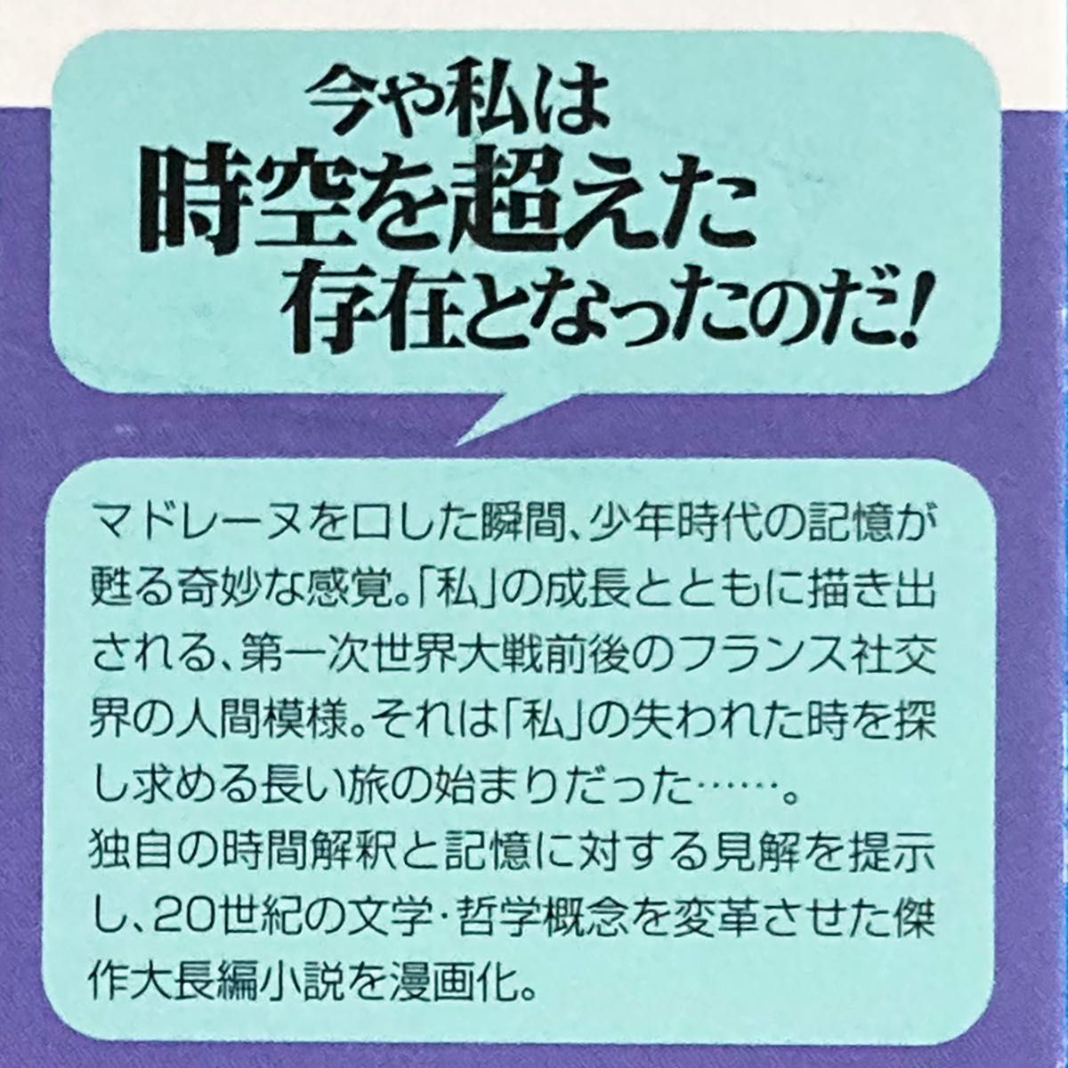 「失われた時を求めて［まんがで読破］」（文庫）プルースト作