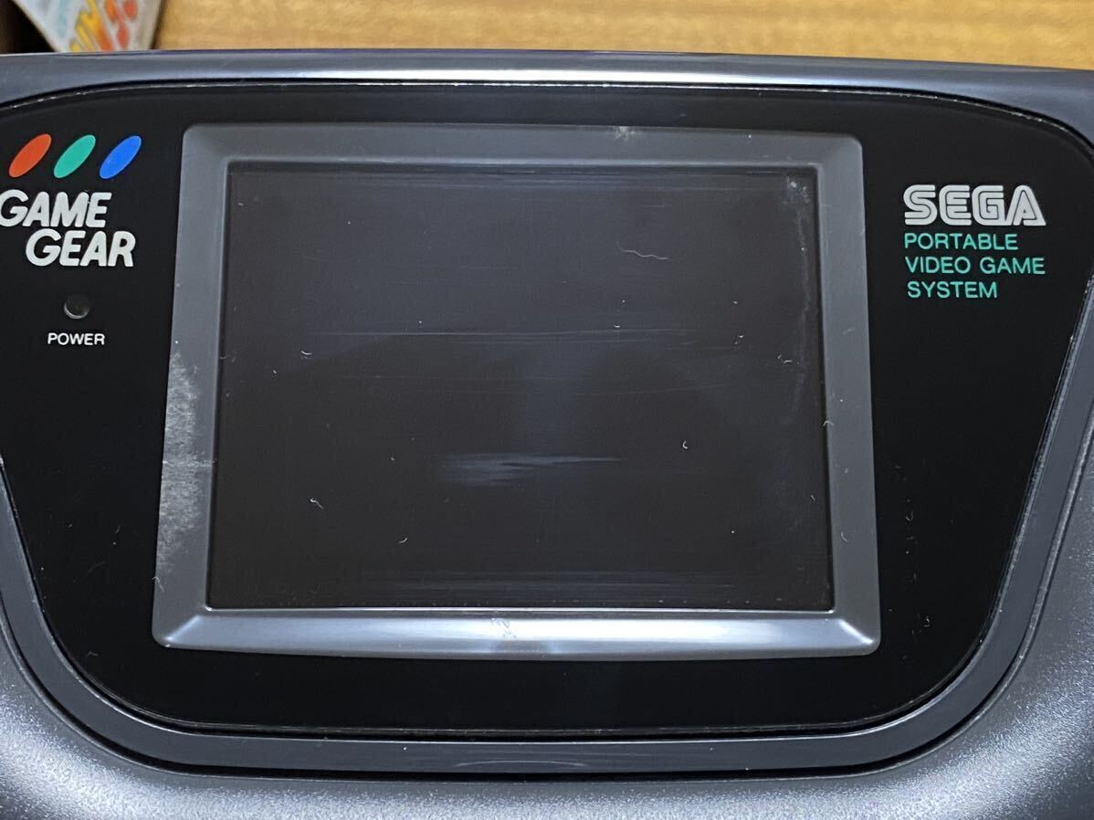 GAMEGEAR ゲームギア GEAR セガ SEGA レトロ ゲーム機本体 箱付き　ボリュームに難あり_画像4