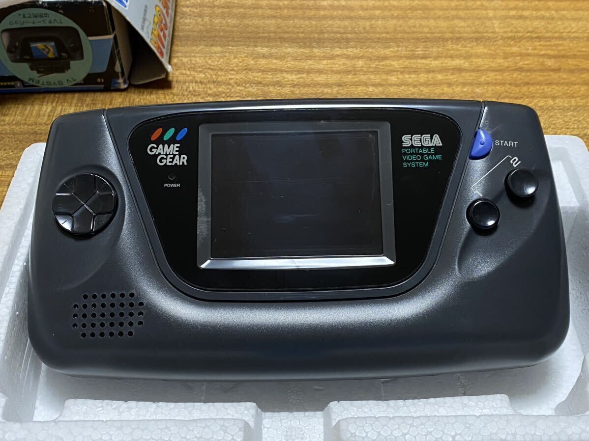 GAMEGEAR Game Gear GEAR Sega SEGA retro game machine body box attaching volume . with defect 