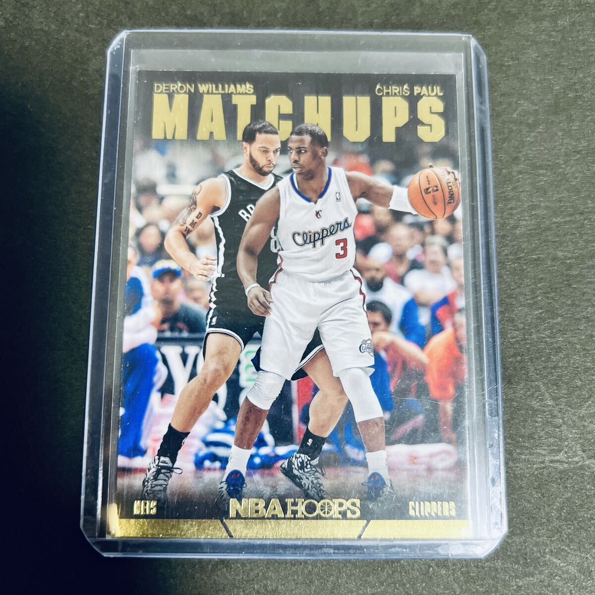 Panini NBAカード Deron Williams Chris Paul 2014-15 NBA HOOPS basketball MATCHUPS _画像1