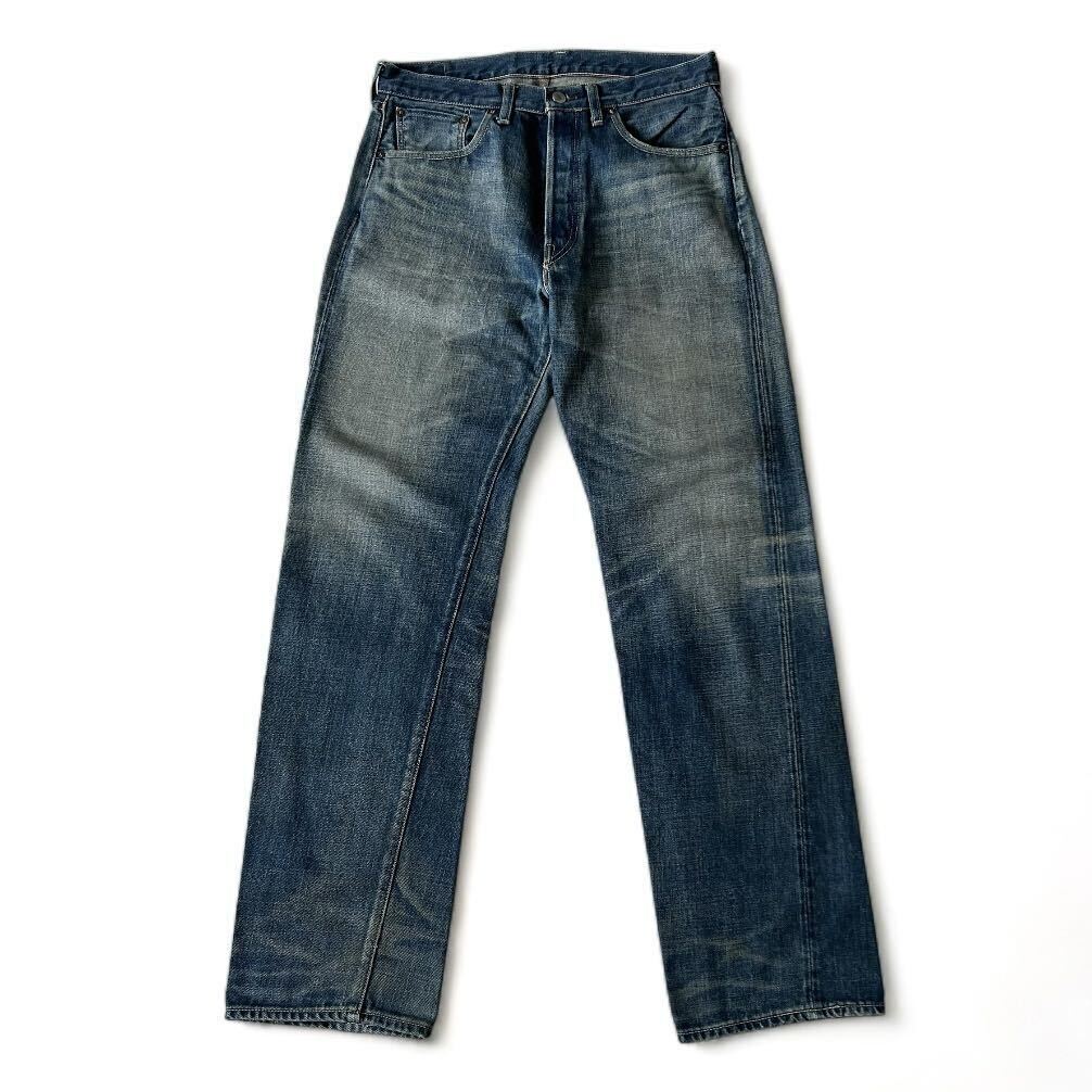  limitation LEVI\'S LVC 501XX 55501-0012 Vintage processing Denim pants jeans 34×36 Levi's made in Japan reissue BIG E.hige reticulum red ear 
