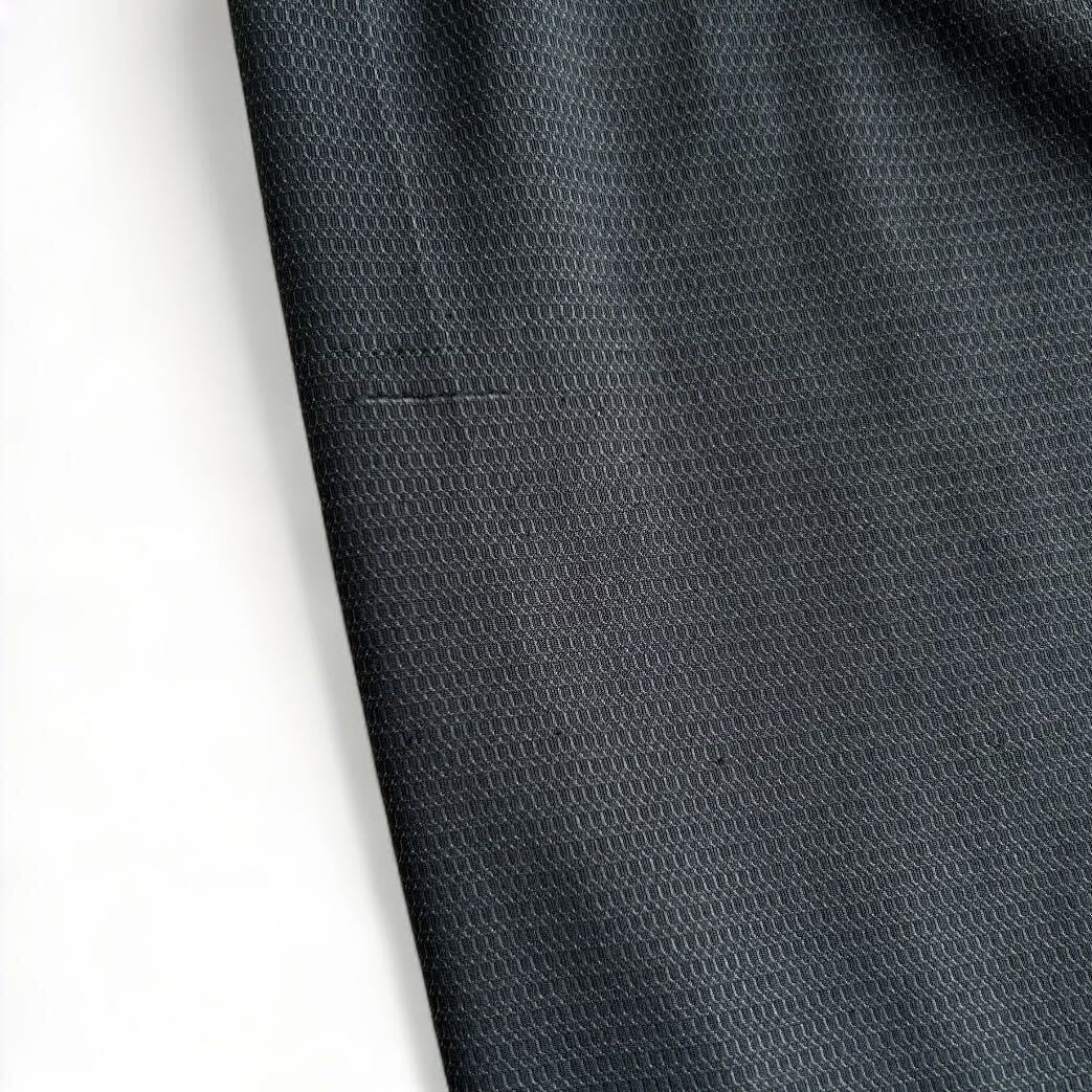 希少サイズ XL OAKLEY オークリー 吸汗速乾 軽量 ロゴ 刺繍 ポロシャツ ブラック系 半袖 メンズ トップス ゴルフ トレーニング スポーツの画像6