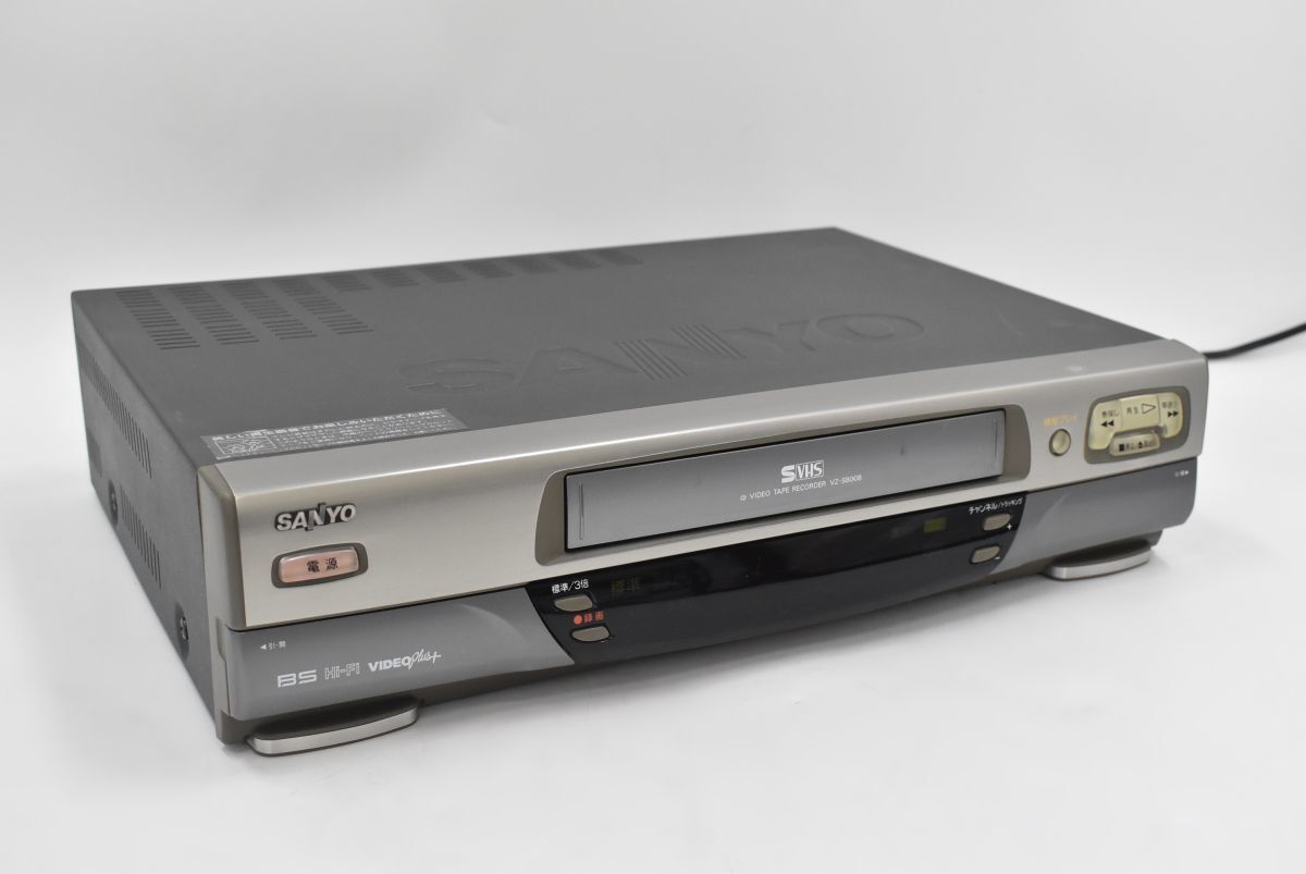 ☆【未開封】SANYO VZ-S800B(S) シルバー ビデオデッキ ビデオテープ レコーダー VHS 三陽 サンヨー【未使用品】_参考画像 イメージ