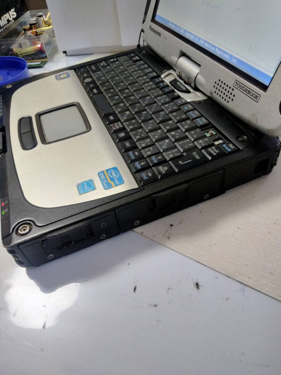 ★中古品 BIOS確認 Panasonic パーソナルコンピューター TOUGHBOOK CF-19 AW1ADS 10.1 型/Intel Core i5(2520M)-2.50GHz/4GB ★187_画像6