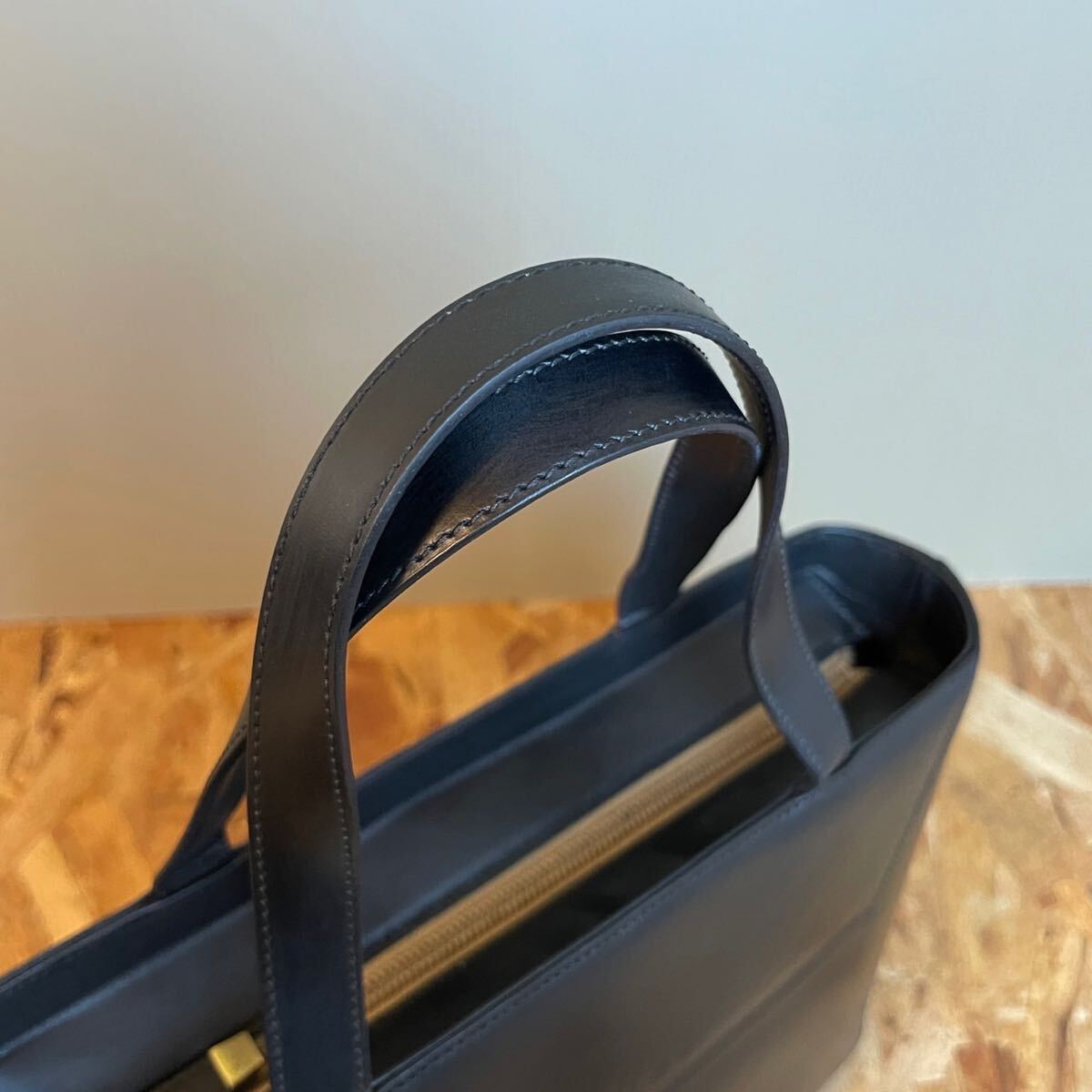 1 jpy [ beautiful goods ] Loewe LOEWE leather original leather bag tote bag handbag shoulder .. lady's black hammock 