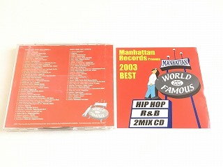 非売品MIX CD「Manhattan Records BEST OF 2003 Hip Hop/R＆B MIX」2枚組/マンハッタンレコード_画像2
