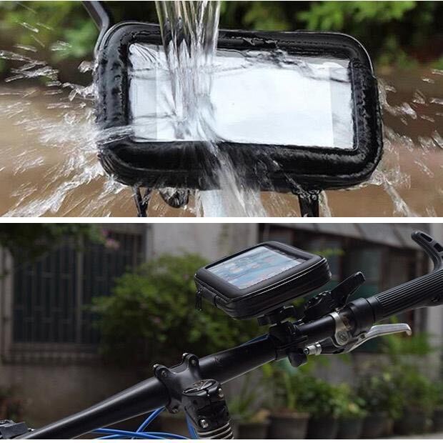 スマホホルダー ケース 防水 自転車 バイク タッチパネル対応 ナビ 固定 回転