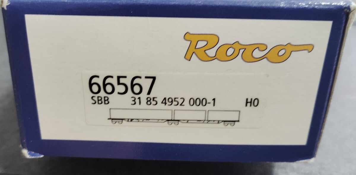 スイス　SBB CFF FFS ROCO　ROCO　66567　連接コンテナ車です。