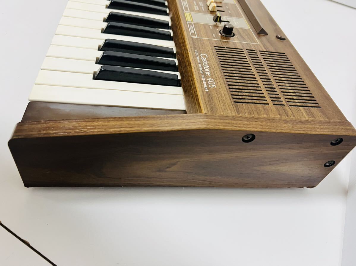 希少な木目・ヴィンテージ】 CASIO カシオ Casiotone405 カシオ 希少な木目・ヴィンテージ】 CASIO カシオ Casiotone405 カシオ