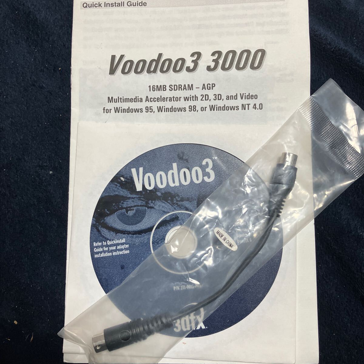 3dfx Voodoo3 3000 16MB SDRAM AGP バルク 未使用品の画像3