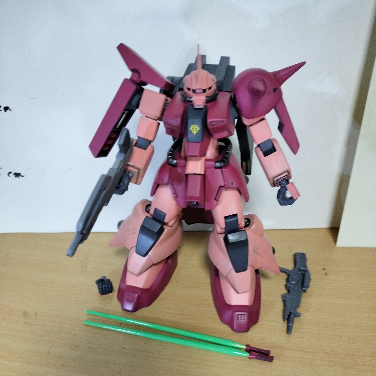 HGUC 1/144 ザクⅢ改 ザクⅲ改 トワイライトアクシズ Twilight Axiz ver 塗装 完成品 ガンダム ガンプラ ジャンク フィギュア HG ザク3 改_画像10