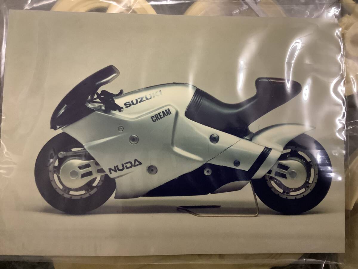  не собран крем 1/12 SUZUKI NUDA гараж комплект CREAM Suzuki n-da концепция модель Falco la стойка ko редкость мотоцикл resin комплект 