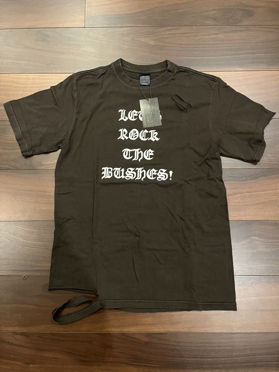 新品未使用タグ付 サイズ3 ナンバーナイン ギブ期 反戦Tシャツ