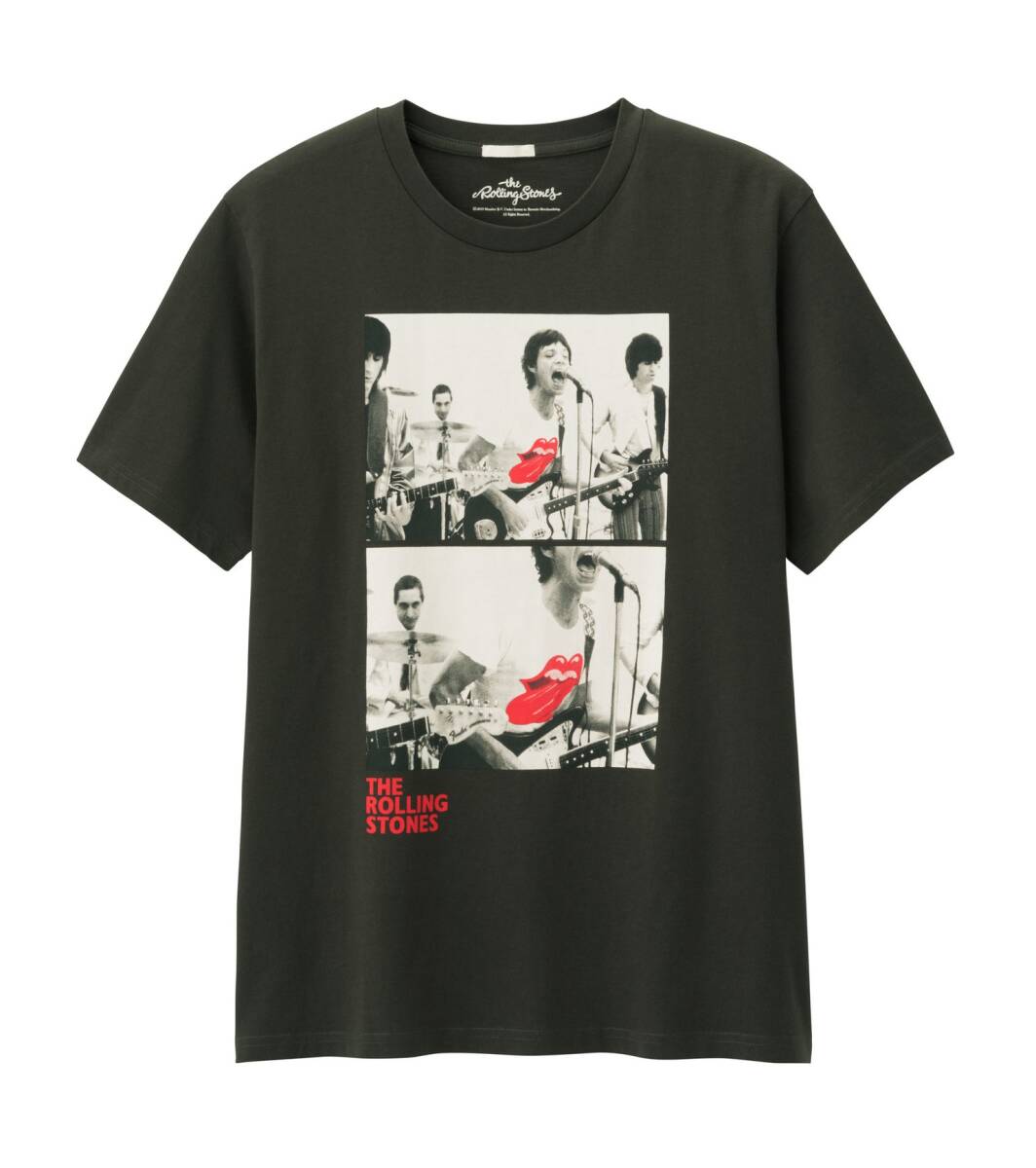 魅惑のバンドT特集! 10sデッド未開封『GU(ジーユー) × THE ROLLING STONES(ザ・ローリング・ストーンズ)』グラフィックTシャツ 濃灰 M_画像10