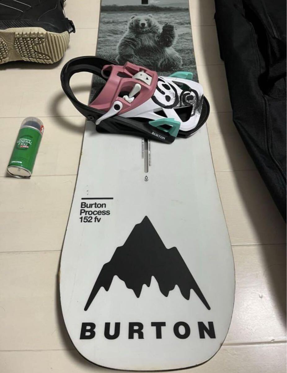 BURTON 6点セットスノーボード板 process FV152 stepon_画像2
