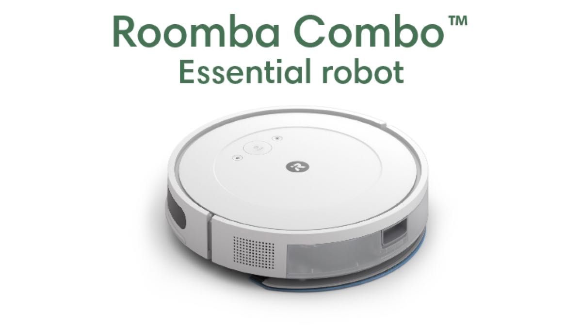 ロボット掃除機 ルンバ コンボ Essential robot アイロボット 床拭き 水拭き 最新  ホワイト Y011260