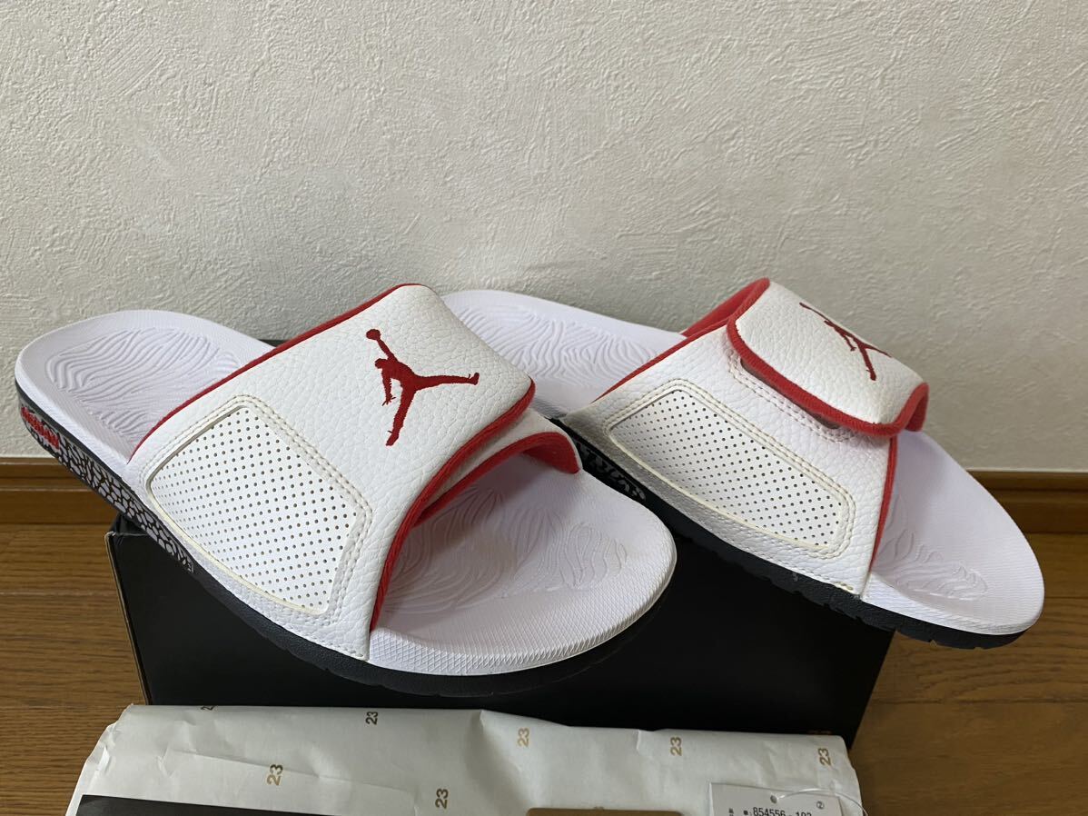 ★中古★ 30cm Nike Jordan Hydro 3 Retro Slide US12 ナイキ ジョーダン ハイドロ レトロ スライド サンダル 854556-103 シカゴ sb dunk_画像3