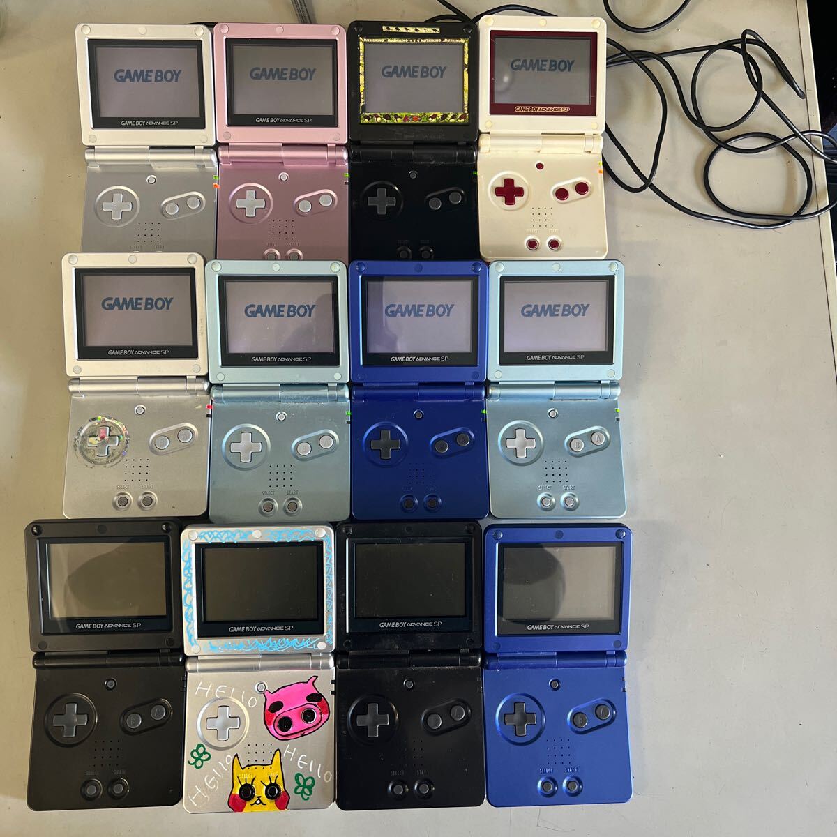  nintendo Game Boy Advance SP 12 pcs summarize operation not yet verification 