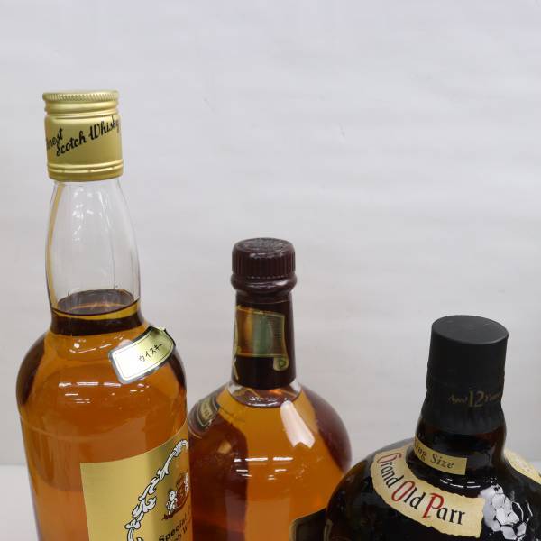 [3 pcs set ] whisky all sorts ( Grand Old pa-12 year Deluxe 43% 1000ml etc. )N24D210059