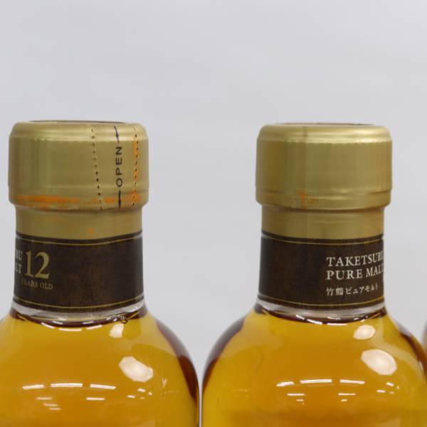 【5本セット】NIKKA（ニッカ）竹鶴 12年 ピュアモルト ベビーボトル 40％ 180ml Y24D250011の画像8