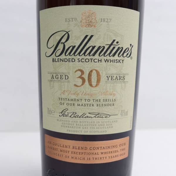 1円~Ballantines（バランタイン）30年 40％ 700ml R24D300001の画像2