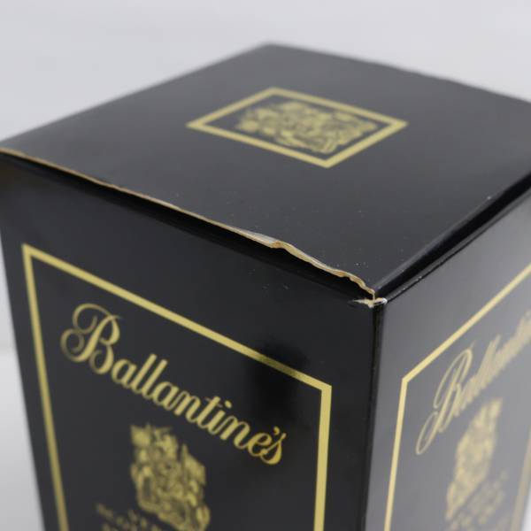 Ballantines（バランタイン）17年 ベリーオールド 43％ 750ml 黒陶器（重量 1492g）R24D300030の画像6