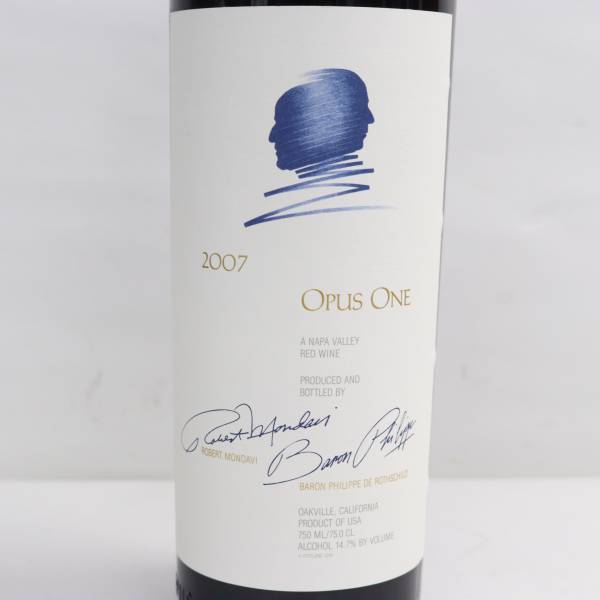 OPUS ONE（オーパスワン）2007 14.7％ 750ml S24D290043の画像2