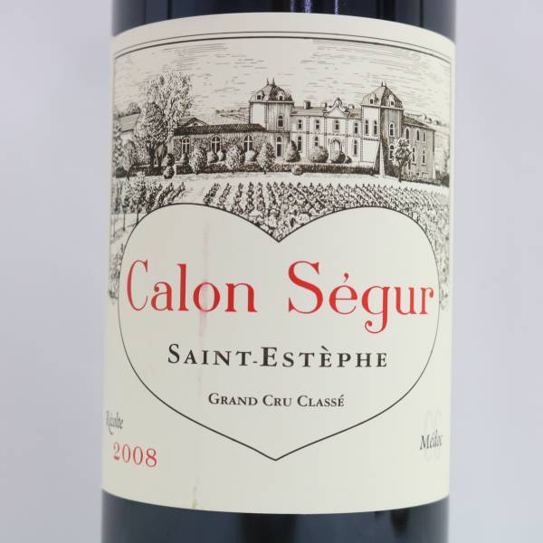 Chateau Calon Segur（シャトー カロン セギュール）2008 13.5％ 750ml S24D260012の画像2