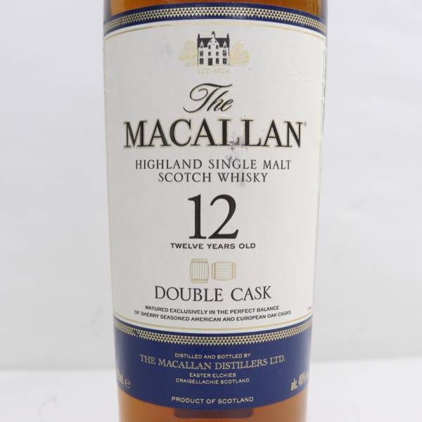 1円~MACALLAN（マッカラン）12年 ダブルカスク 旧 40% 700ml O24D230124_画像2