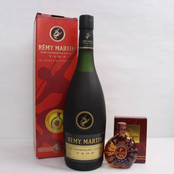 1 jpy ~[2 pcs set ] brandy all sorts ( Remy Martin VSOP fine Champagne 40% 700ml etc. )T24C160006