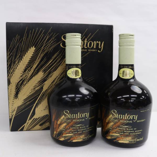 【2本セット】SUNTORY（サントリー）スペシャル リザーブ 麦穂ラベル 43％ 760ml G24E010049_画像1