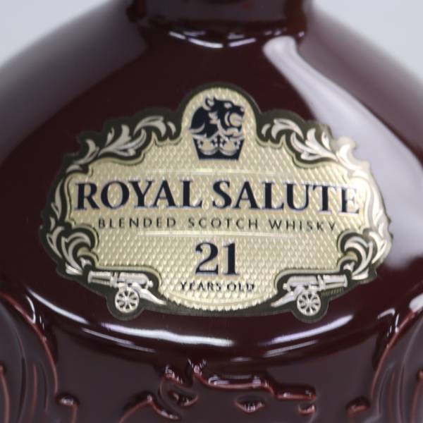 ROYAL SALUTE（ロイヤルサルート）21年 40％ 700ml 赤陶器（重量 1433g）X24E070286_画像2