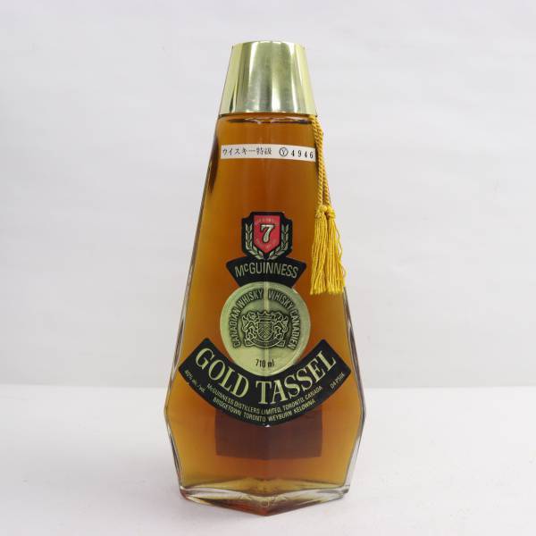 GOLD TASSEL( Gold tassel )7 year 1975 Mac Guinness 40% 710ml O24E100004