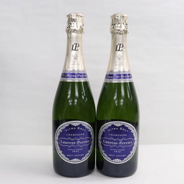 【2本セット】Laurent-Perrier（ローランペリエ）ウルトラ ブリュット 12％ 750ml U24E110037_画像1