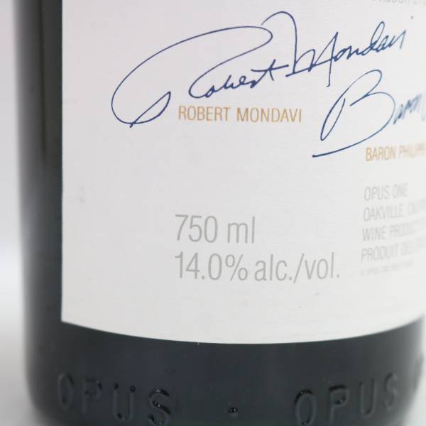 OPUS ONE（オーパスワン）2005 14％ 750ml X24E130102_画像6