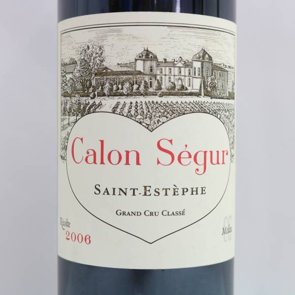 Chateau Calon Segur（シャトー カロン セギュール）2006 13％ 750ml X24E130099_画像2