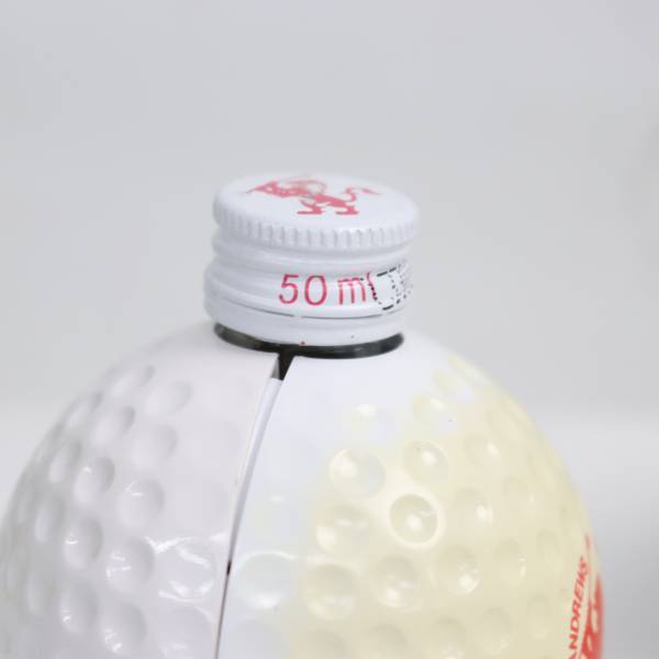 【6本セット】OLD ST. ANDREWS（オールド セント アンドリュース）ゴルフボール ミニチュアボトル 40％ 50ml（総重量 640g）S24E070043_画像5