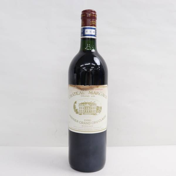 CHATEAU MARGAUX（シャトー マルゴー）1986 12.5％ 750ml ※ラベル汚れ N24E120025_画像1