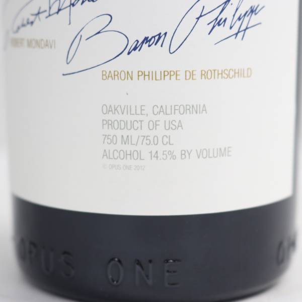 OPUS ONE（オーパスワン）2010 14.5% 750ml R24E100021_画像6