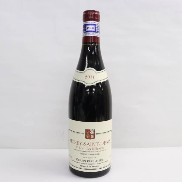 SERAFIN PERE ET FILS（セラファン ペール エ フィス）モレ サン ドニ プルミエ クリュ レ ミランド 2011 13.5% 750ml T24E030016_画像1