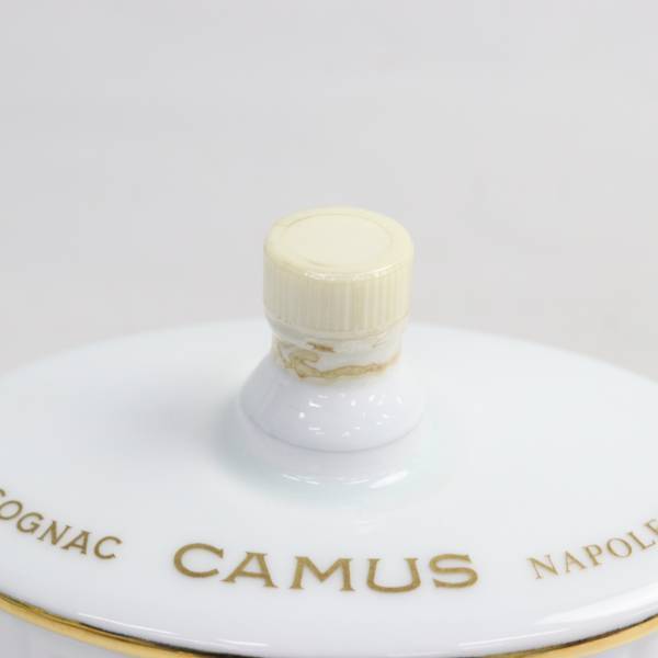 1円~CAMUS（カミュ）ナポレオン ラヴァーズリング 40％ 700ml 白陶器（重量1189g）E24E060003_画像3